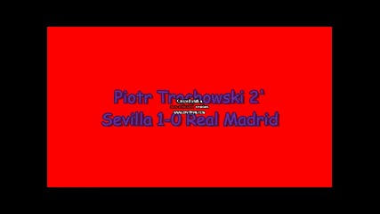 Голът на Трочовски - Севиля-реал Мадрид 1:0 - 9.15.2012