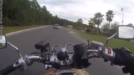 Ето какво документира камерата на моторист учасник в случка на магистрала !