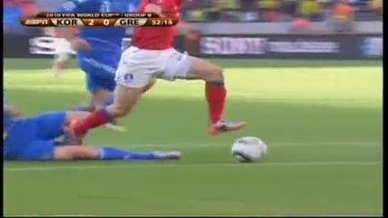 World Cup 2010 - Република Корея 2:0 Гърция - Гол На Парк Джи - Сун! 12.06.2010 