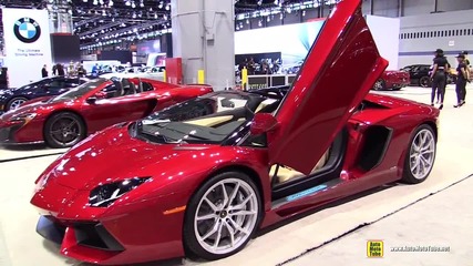 2015 Lamborghini Aventador Lp700-4 - Exterior and Interior Walkaround - 2015 Chicago Auto Show