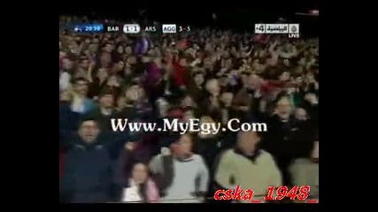 06.04.2010 Барселона 4:1 Арсенал (гола на Меси за 1:1) 