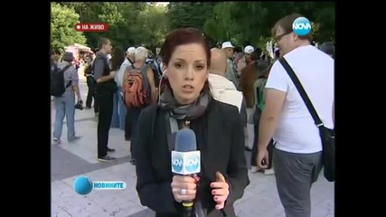 28.05.протестиращи се събират на „орлов мост”