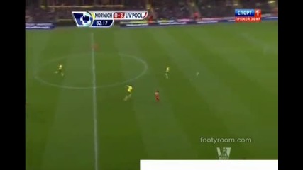 Norwich City - Liverpool 0:3 Луис Суарес