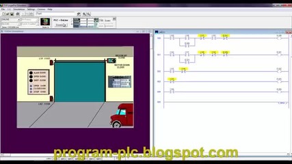 Door Simulator on Logixpro 500 Plc Simulator