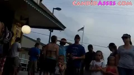 White short shorts ass 