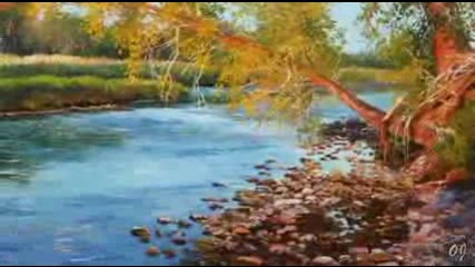 Andrew Kiss - Painter - ( Super panflute music )
