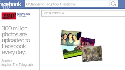 10 Шеметни факти за Facebook