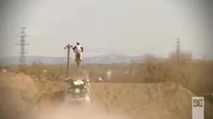 Travis Pastrana and Ken Block Freestyle Moto & Rally Jump 