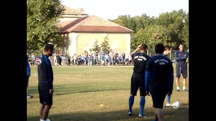 Левски тренира в шумен 24.09.2011