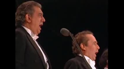 Pavarotti with Domingo with Carreras - Oh,  Sole Mio