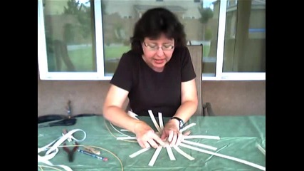 Basket Weaving Video #14 - - Berry Basket - - Adding more spokes