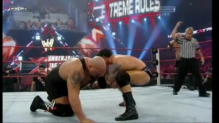 Wwe Xtreme Rules 2011 Big Show & Kane Vs Wade Barrett & Ezikiel Jackson