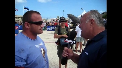 Mariusz Pudzianowski - The Worlds Strongest Man Competition 2009 in Malta 