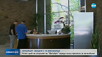 Марк Зукърбърг обедня с 16 млрд. долара