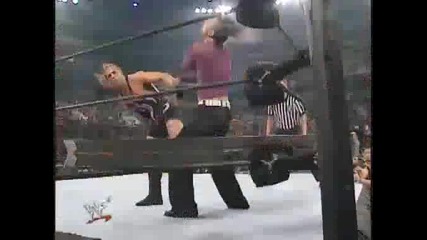 Wwf Jeff Hardy vs Rob Van Dam Ladder match for Hardcore title part 1 