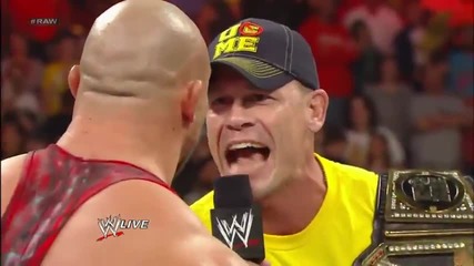 Ryback стои зад Shield Атаките над John Cena , Raw, April 15, 2013