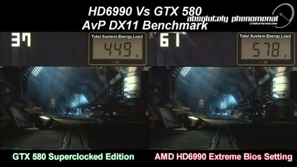 A M D Radeon H D6990 Vs Nvidia Ge Force G T X580 S C - Aliens vs Predator Benchmark Head to Head 