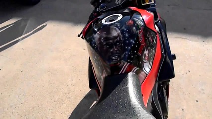 Suzuki gsxr 1000 Micheal Jordan tribute motorcycle