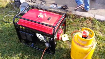 Генератор 6,5kw на газ пропан-бутан 1част / Lpg generator www.storum.eu