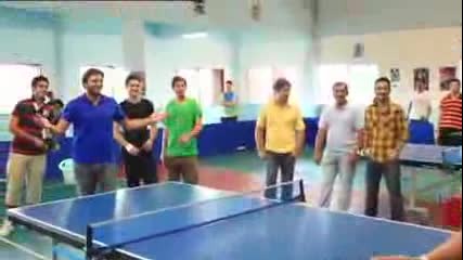 Cool Shahid Afridi Spin Tricks In Table Tennis. Must Watch_
