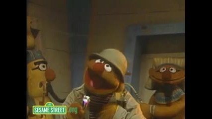 Sesame Street Bert and Ernie in a Pyramid 