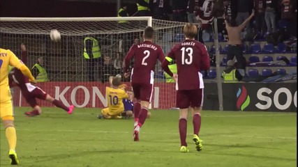 Латвия – Казахстан 0:1