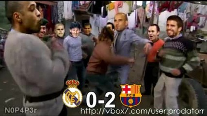 Футболистите на Барселона играят кючек-много смях