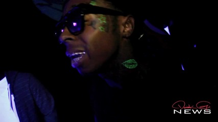 Lil Wayne Shows Off His New Black Light Tattoos! 