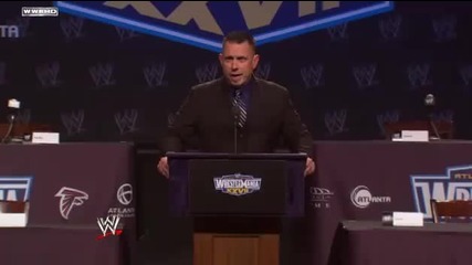 wwe Кечмания 27 пресконференция - Миз