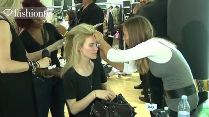 D&g Spring 2012 Hair & Makeup ft Pat Mcgrath - Backstage at Milan Fashion Week Mfw