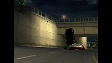 Nfsu2 Nissan 240sx Блъска Peugeot 206