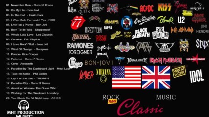 Best Of Classic Rock Playlist - Greatest Classic Rock Songs 70's 80's 90's