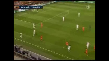 Netherlands vs England (2 - 2) - All Goals - 12/08/2009