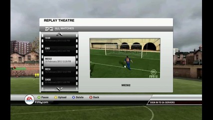 Fifa 12 - Меси финтира вратаря