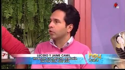 Лусеро и Хайме Камил говорят за персонажите си в теленовела на Телевиса "por ella soy Eva"