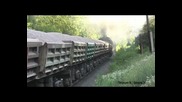 Руски товарен влак начело с - 3m62u 