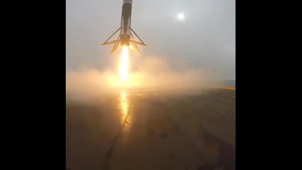 Неуспешното приземяване на ракетата Falkon се появи на зрелищно Видео