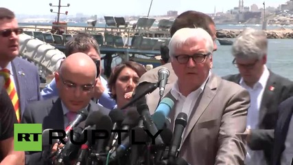 State of Palestine: Gaza's borders need to be opened - German FM Steinmeier