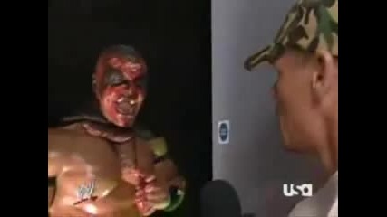 Wwe Boogeyman scares John Cena 