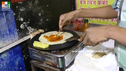 Бърза Храна на улицата в Мумбай - Masala Frankey 