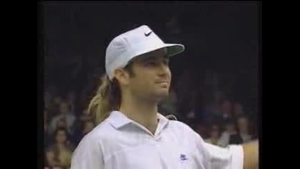 Wimbledon 1992: Агаси - Макенроу