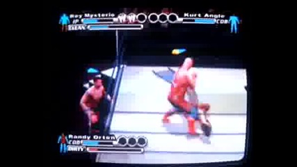 Svr 05 Rey Mysterio Vs Kurt Angle Vs Orton