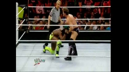 wwe raw chris jericho vs kofi kingston 13.02.2012