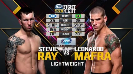 Stevie Ray vs Leonardo Mafra (ufc Fight Night 72, 18.07.2017)
