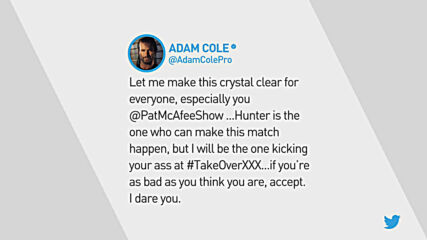 Adam Cole and Pat McAfee on collision course for NXT TakeOver XXX: WWE Now