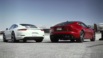 2015 Jaguar F-type Coupe R vs. 2014 Porsche 911 50th Anniversary Edition