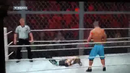 Wwe 12 Hell In A Cell Gameplay- Rey Mysterio vs John Cena