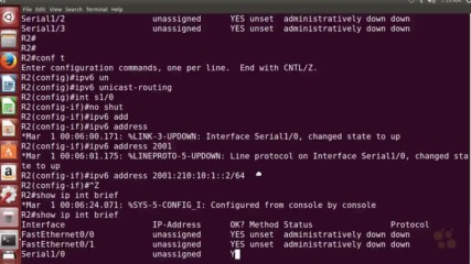 74. Ipv6 Interface Configuration and Static Routing