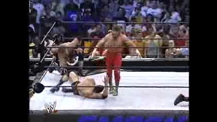 Smackdown 2002 - The Rock & Edge Vs Chris Benoit & Eddie Guerrero