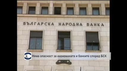 Няма опасност за икономиката и банковия сектор според БСК